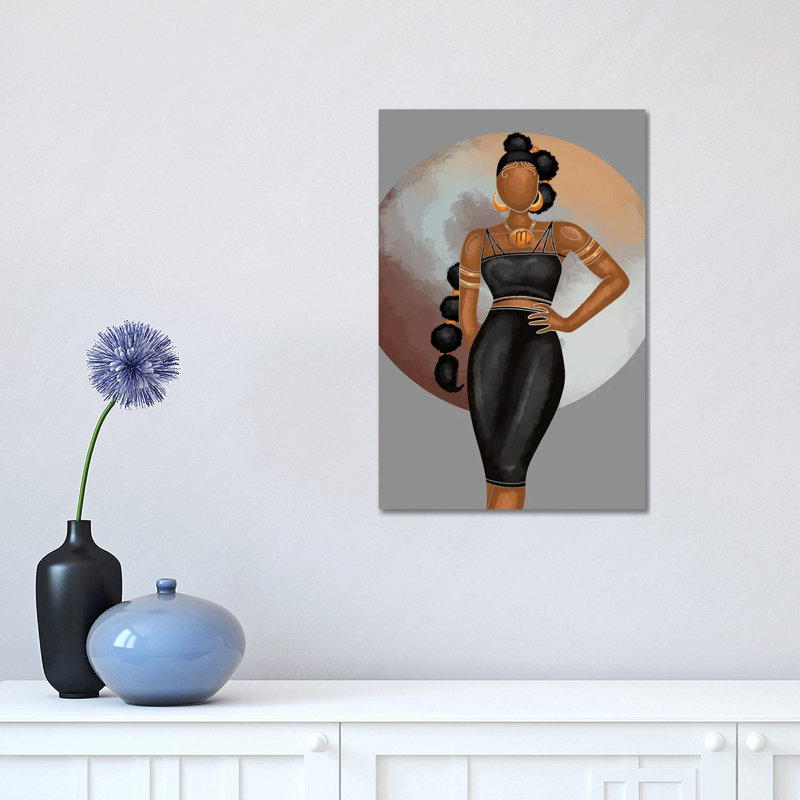 Scorpio by Colored Afros Art - Wrapped Canvas Gallery-Wrapped Canvas Giclée, 30.48 cm H x 45.72 cm W