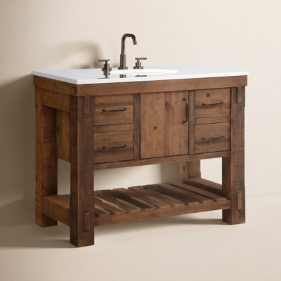 Bromley 42" Pine Single Bathroom Vanity