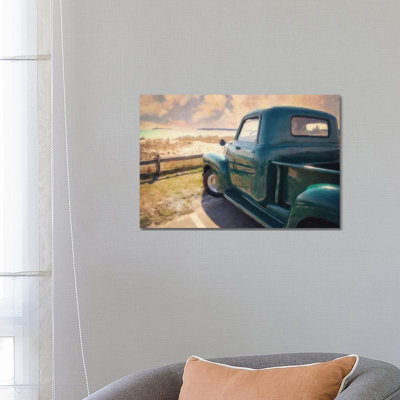 Great Ride Great View - Wrapped Canvas Print