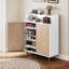  Armoire de rangement pour chaussures 20 paires avec tablettes ouvertes-2102480999