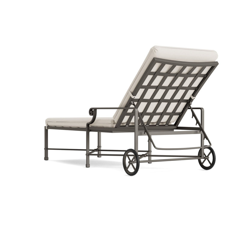 Venetian Outdoor Chaise Lounge, Fusion Natural, Mica