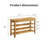 3-Tier Wooden Shoe Rack Bench With Storage – Mid-Century Modern Compact Design, 550 Lbs Capacity-538400926