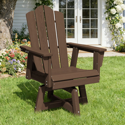 Chaise de salle à manger pivotante extérieure Hdpe