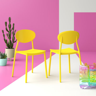 Chaise d'appoint empilable Kaden