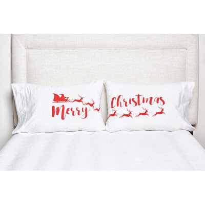 Merry Christmas Pillowcase Set