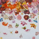 Tropical Collection 4 Panel Wall Mural 8.8' L x 110.2" W in A Flower Rain Design