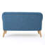 Causeuse Luxe Haven (bleu pâle)