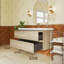 Meuble-lavabo mural simple lavabo de 42 pouces avec comptoir en résine de pierre-1640007878