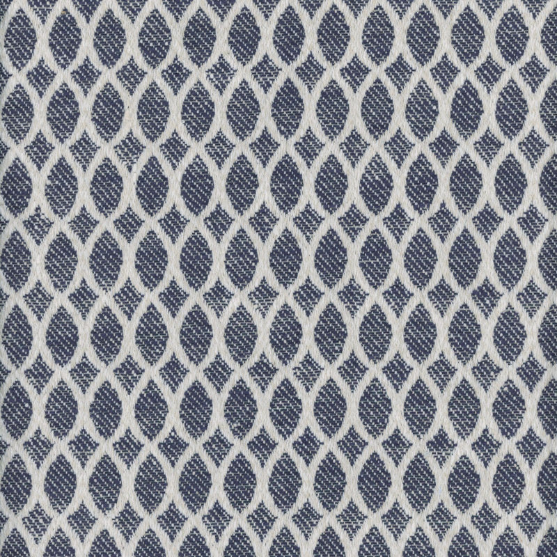 Summit Fabric, White/Navy