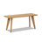 Capri Solid Oak Wood 7-Piece Extendable Leaf Dining Set-97742484-97742486