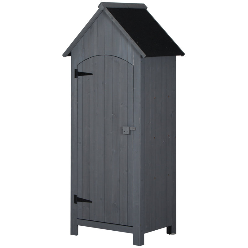 Aana 3 ft. W x 2 ft. D Solid Wood Apex Tool Shed
