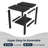 Adirondack Outdoor Side Table, All Weather Use Double Layer Patio Side Table, HIPS Rectangular End Table-114792280