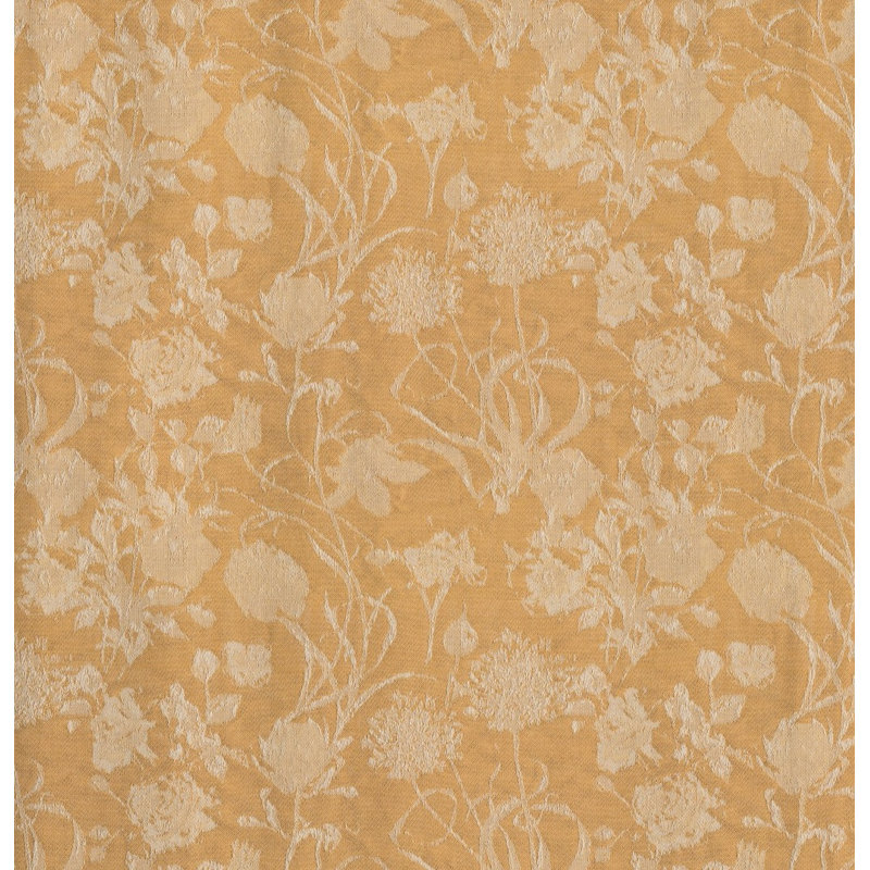 Micheal Pinch Pleat Opaque Single Curtain, Curry, 225cm Width x 145cm Drop 