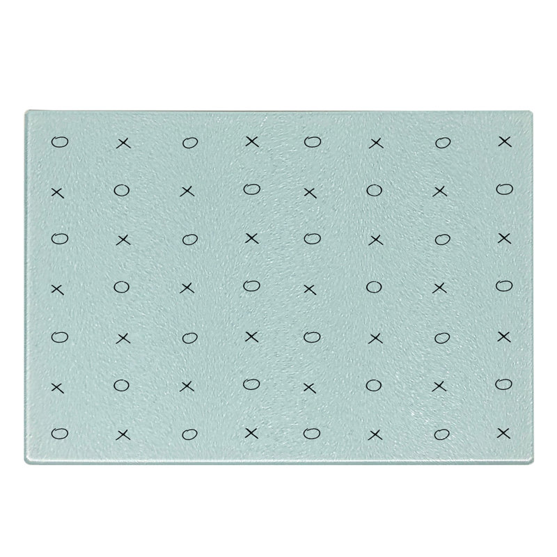 Planche à découper en verre trempé Ambesonne
