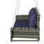 Banc de balançoire en osier avec coussin pour cour arrière-1795874750