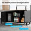 Bureau de direction en L 70,8 po avec classeur de 55 po (sans la chaise)-574400353