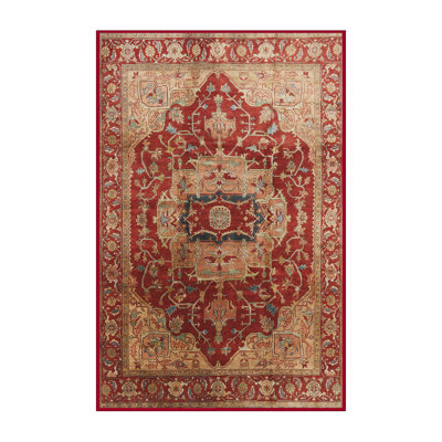 Tapis de style oriental rouge