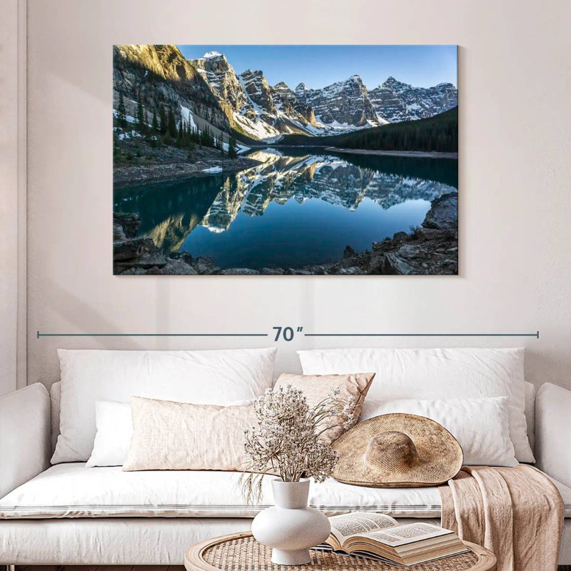 Alvord Ten Peaks Winter Reflection, 32" H x 48" W