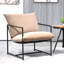 Fauteuil d'appoint élégant en velours moderne-1104480583