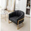 Fauteuil demi-tonneau rembourré l 30 po Romy-1182314356