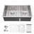 30" L x 19"W Undermount Double Bowl 60/40 Kitchen Sink 16G Stainless Steel Kitchen Sink with Basket Strainers and Sink Grids-124197733