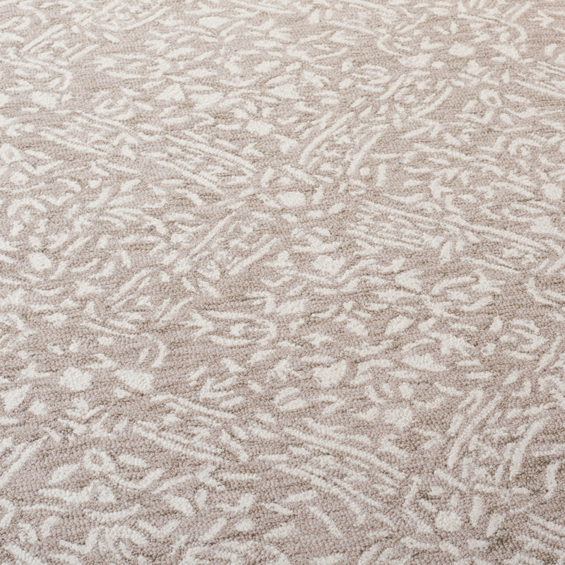 Olivier Lauren Ralph Lauren Hand Tufted Wool & Cotton Damask Rug, Rectangle 9' x 12'
