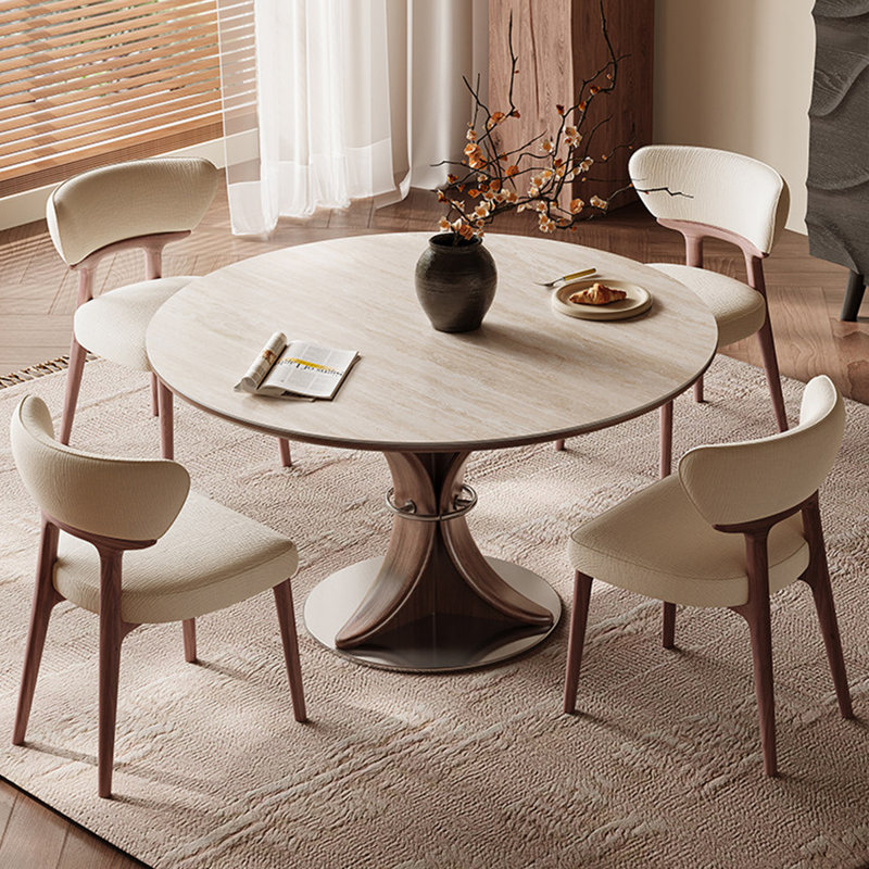 Table de salle à manger 47,24 po, H 29,53 po x l 47,24 po x P 47,24 po