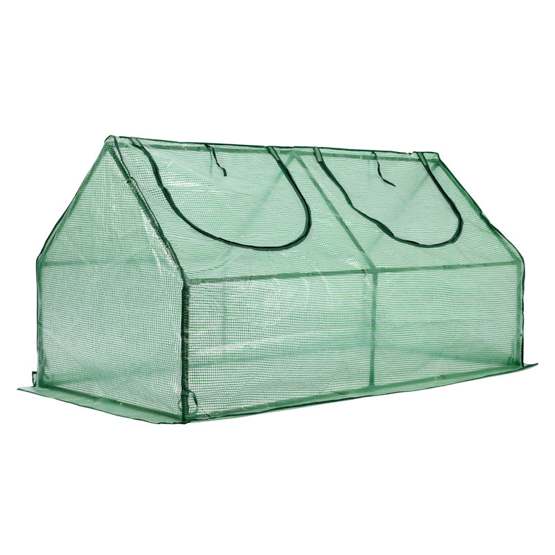 6'X3'x3' Mini Greenhouse, Green