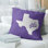Cotton Blend Reversible Throw Pillow