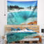 Tapisserie yellowstone de jardin magnifique blue lake-28487334