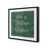 Satin Black Single Picture Framed, Solid Wood
