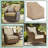 High Density Waterproof Outdoor Patio Chair Cover, All Weather Protection 2 PCs Patio Deep Seat Chair Cover Protector (Set of 2)-1262947574