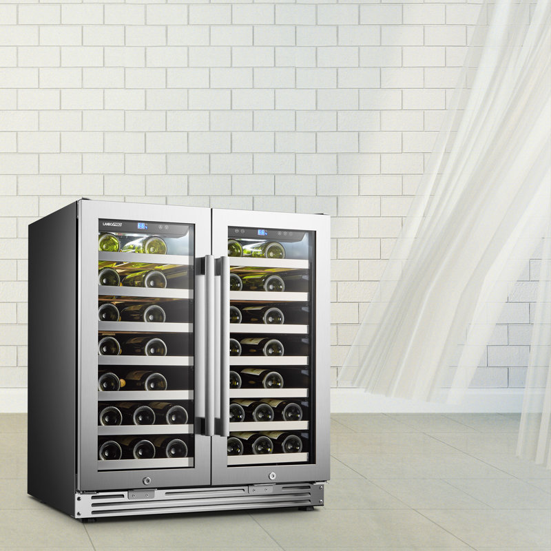 30" 52 Bottle Dual Zone Freestanding/Built-In Wine Refrigerator