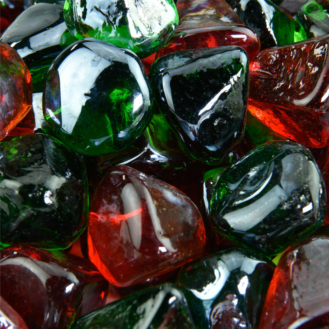 10 lb. Blended Diamond Shaped Fire Pit Glass Fire Pit Essentials 