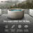 LifeSmart Key Largo Hot Tub Spa with 110 Volt Plug and Play and LED Light-113696868