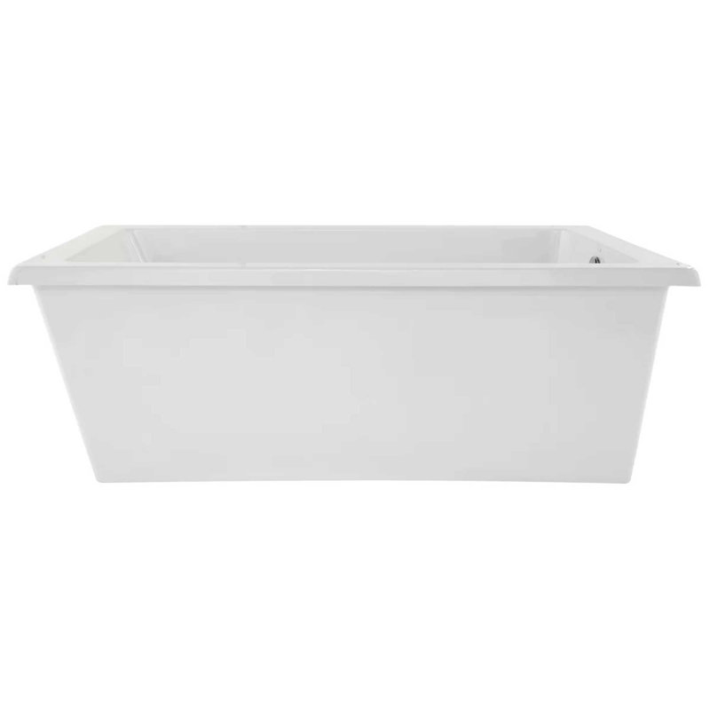 Lexie 66'' x 36'' Soaking Acrylic Bathtub, Matte Black