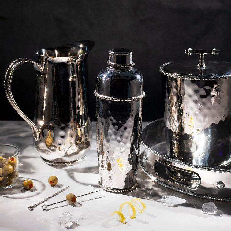 Berry & Thread Ice Bucket with Tongs