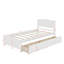 Lit plateforme simple avec deux tiroirs-434316420