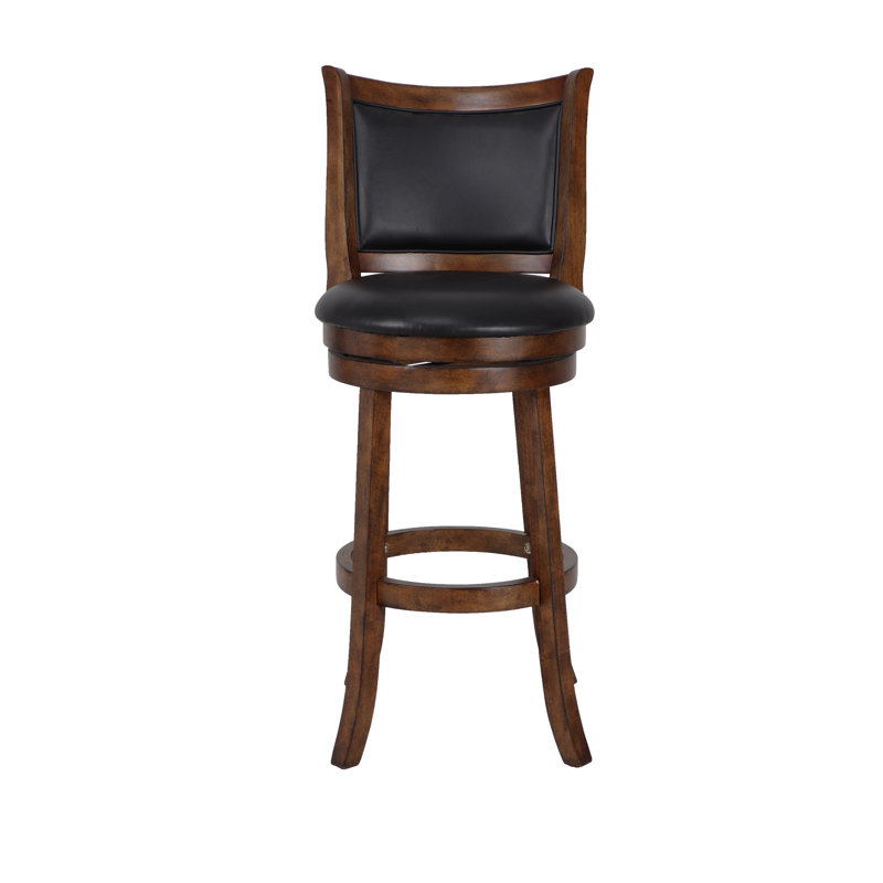 Jeven Swivel Upholstered Counter Stool, Bar Stool (29" Seat Height)