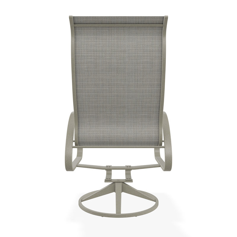 Aruba II Sling Aluminum Frame Supreme Swivel Rocker, Storm, Deacon
