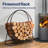 Round Log Rack With Cover