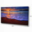 « couleur coucher de soleil par dessus de belle shore », reproduction de photo sur toile tendue-19242698