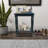 Decor Therapy Simplify Accent Storage Shelf End Table, Traditional Style, Navy 24" X 19.5" X 15.75"