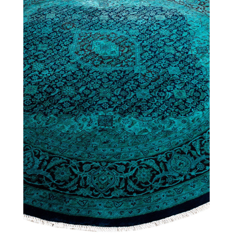 Damajae One-of-a-Kind 6' 8" X 6' 9" Hand Knotted Area Rug