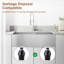 Évier de cuisine à simple cuve en acier inoxydable encastrable L 32 po x l 19 po