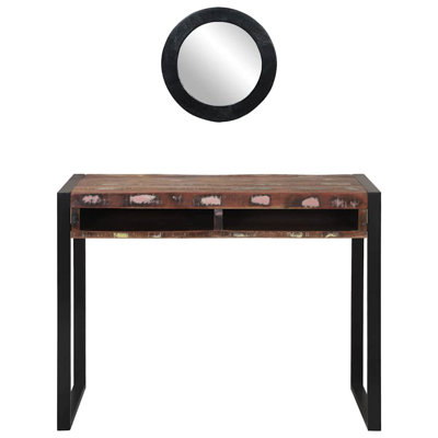 Dressing Table with Mirror and Storage Included