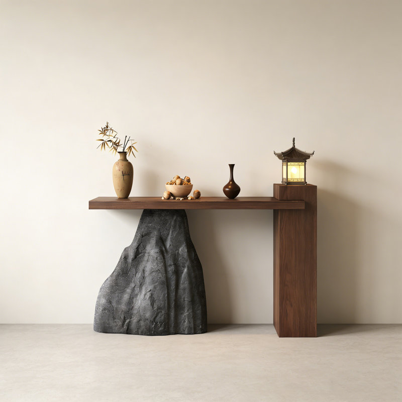 Console Retro Minimalist Art Design, H 35,43 po x l 39,37 po x P 11,81 po