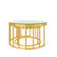 Ensemble de 2 lits gigognes ronds Bedworth avec cadre en métal-2144408506