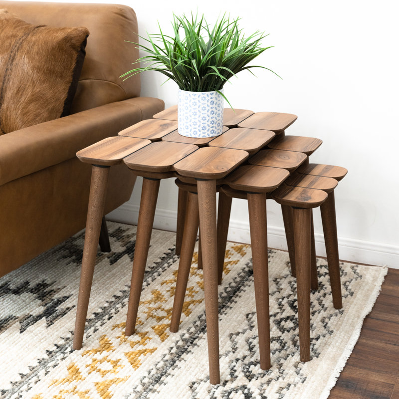 Ensemble de tables basses 3 pièces Beauton