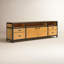 Hans Iron And Wood TV Stand